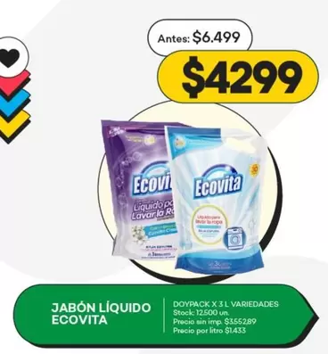 Ecovita - JABÓN LIQUIDO