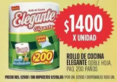 Elegante - ROLLO DE COCINA