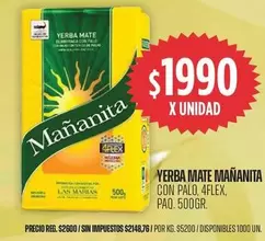 Mañanita - YERBA MATE