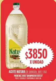 Natura - ACEITE DE GIRASOL