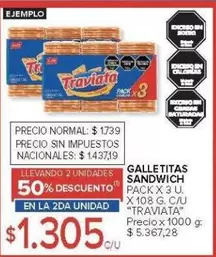 Traviata - GALLETITAS SANDWICH