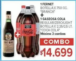 Coca cola - FERNET + GASEOSA COLA