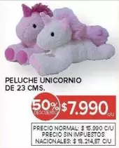 PELUCHE UNICORNIO