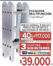 Carrefour - ESCALERA MULTIFUNCIÓN