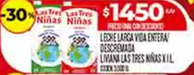 Las Tres Niñas - LECHE LARGA VIDA ENTERA/ DESCREMABA
