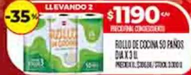 ROLLO DE COCINA 50 PAÑOS