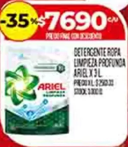 Ariel - DETERGENTE ROPA LIMPIEZA PROFUNDA