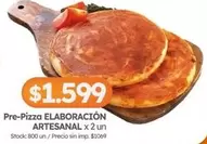 X$ - Pre-Pizza ELABORACIÓN ARTESANAL