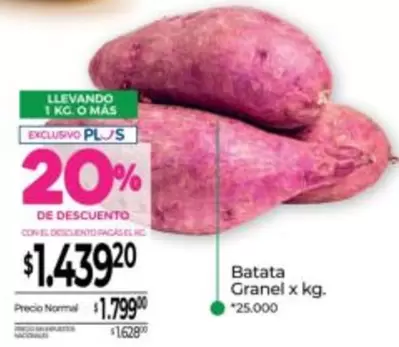 X$ - Batata Granel