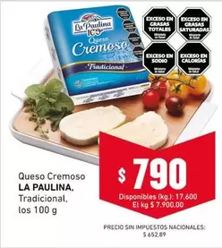 La paulina - Queso Cremoso