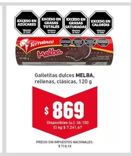 Terrabusi - MELBA