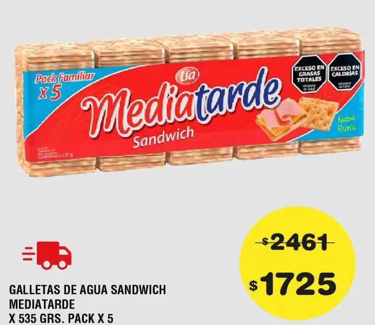 Lia - GALLETAS DE AGUA SANDWICH