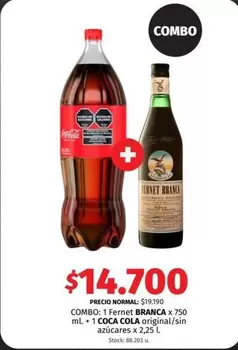 Coca cola - Fernet BRANCA + COCA COLA