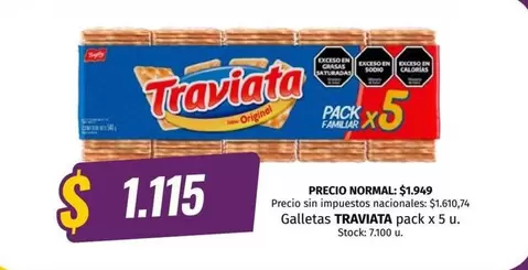 Traviata - TRAVIATA pack x 5 u