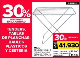 Mor -  Tender Simple De Piso Alum Slim 