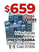 Prestobarba - Máquina de Afeitar