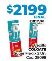 Colgate - Cepillo COLGATE Super Flexi x 2 Un.