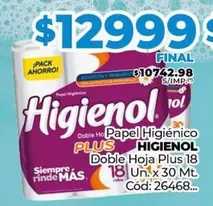 Higienol - Papel Higiénico