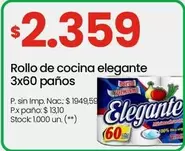 Elegante - Rollo de cocina elegante