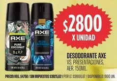 Axe - DESODORANTE