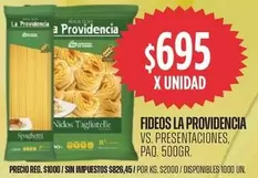 La providencia - FIDEOS LA PROVIDENCIA