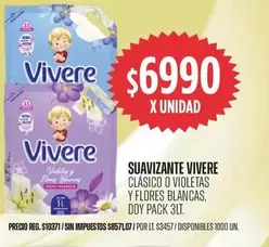 Vivere - SUAVIZANTE CLÁSICO O VIOLETAS Y FLORES BLANCAS