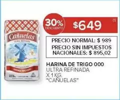 cañuelas - HARINA DE TRIGO 000