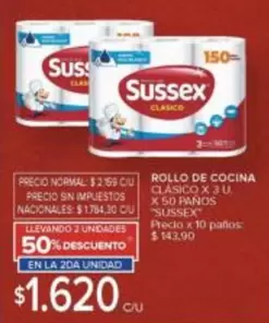Sussex - ROLLO DE COCINA