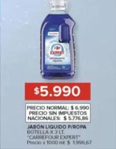 Carrefour - JABON LIQUIDO P/ROPA