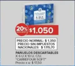 Carrefour - PANUELOS DESCARTABLES