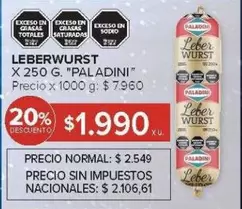 Paladini - LEBERWURST