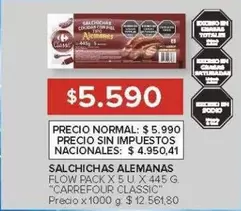 Flow - SALCHICHAS ALEMANAS