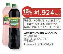 Terma - APERITIVO SIN ALCOHOL