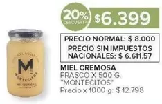 X$ - MIEL CREMOSA