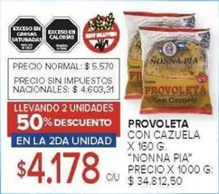 X$ - PROVOLETA CON CAZUELA