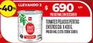 Dia - TOMATES PELADOS PERITAS