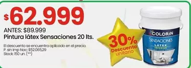 Colorín - látex Sensaciones