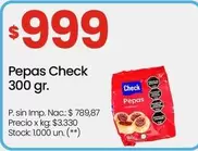 X$ - Pepas Check
