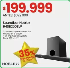 Noblex - Soundbar 94SB250SW