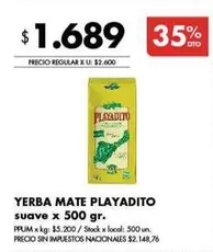 Playadito - YERBA MATE