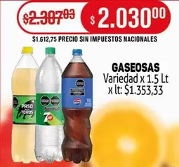 Variedad - GASEOSAS