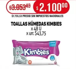 Kimbies - TOALLAS HÚMEDAS