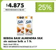 X$ - BEBIDA BASE ALMENDRA