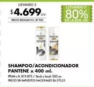 Pantene - SHAMPOO/ACONDICIONADOR