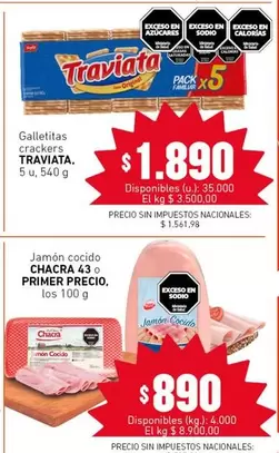 Traviata - Galletitas crackers