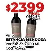 Estancia - ESTANCIA MENDOZA