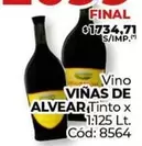 X$ - VIÑAS DE ALVEAR Tinto x