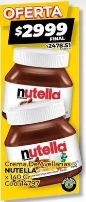 Nutella - Crema De Avellanas