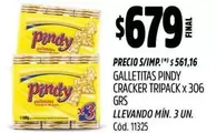 Pindy - GALLETITAS CRACKER TRIPACK