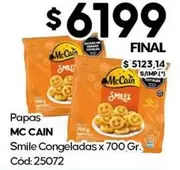 Mc Cain - Smile Congeladas x 700 Gr.